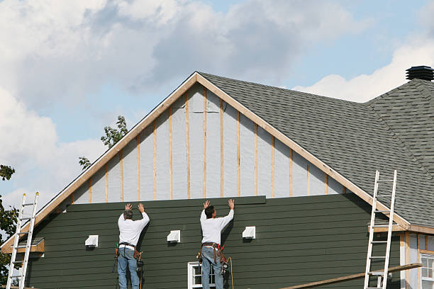 Professional Emergency Siding Repair technician working in Madison, NC